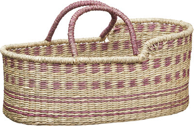 Dolls Moses Basket - Berry