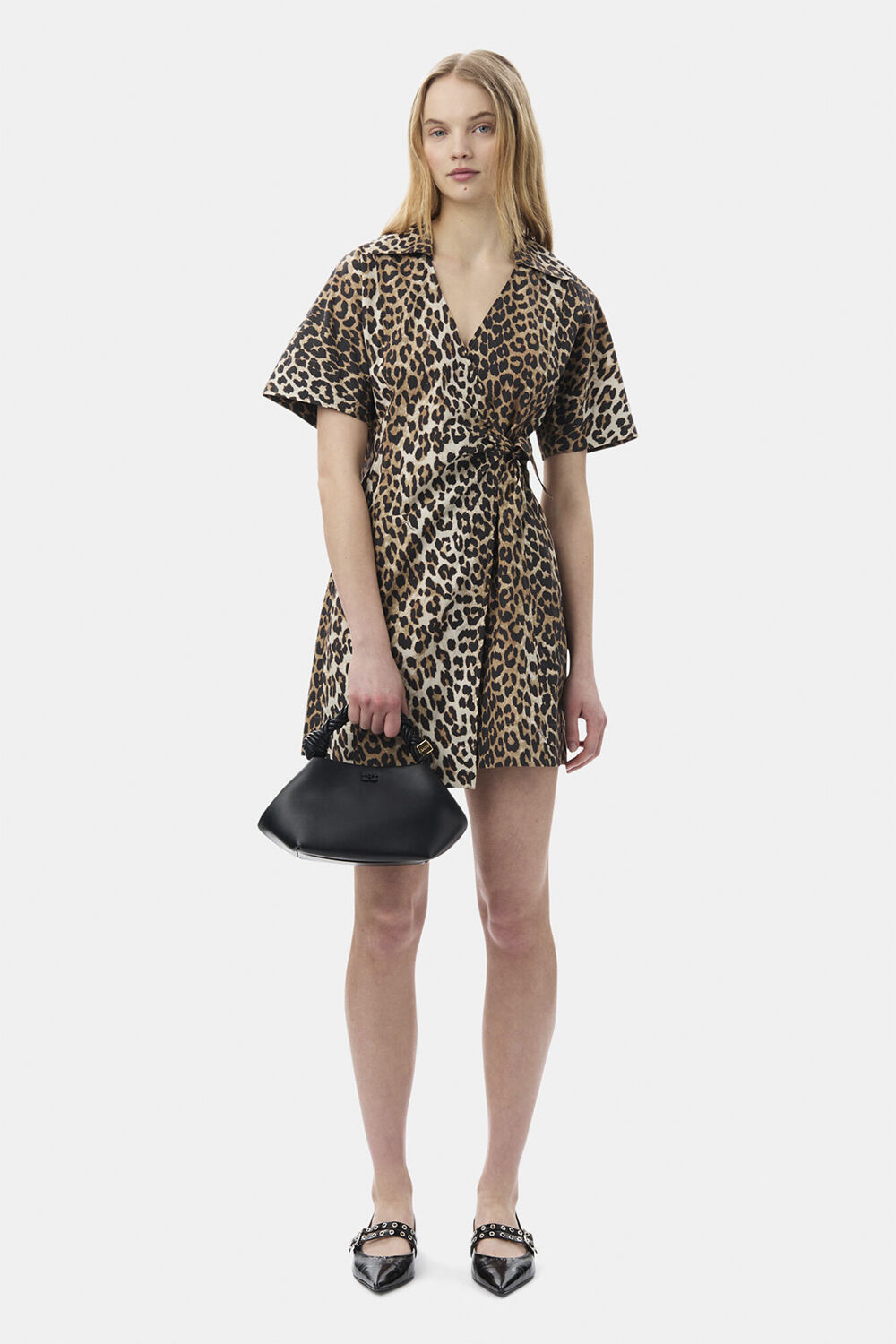 Ganni Bou Bag Small Croco