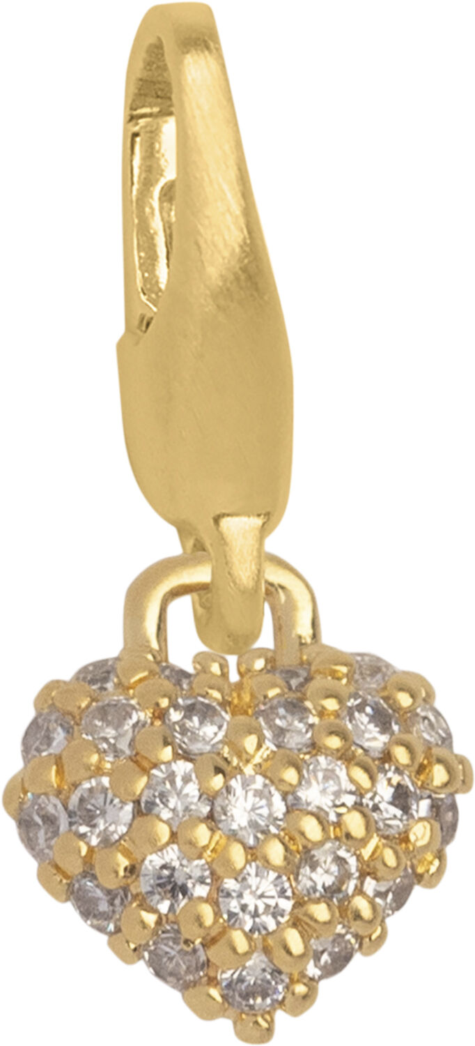 Mini Sparkle Heart Charm