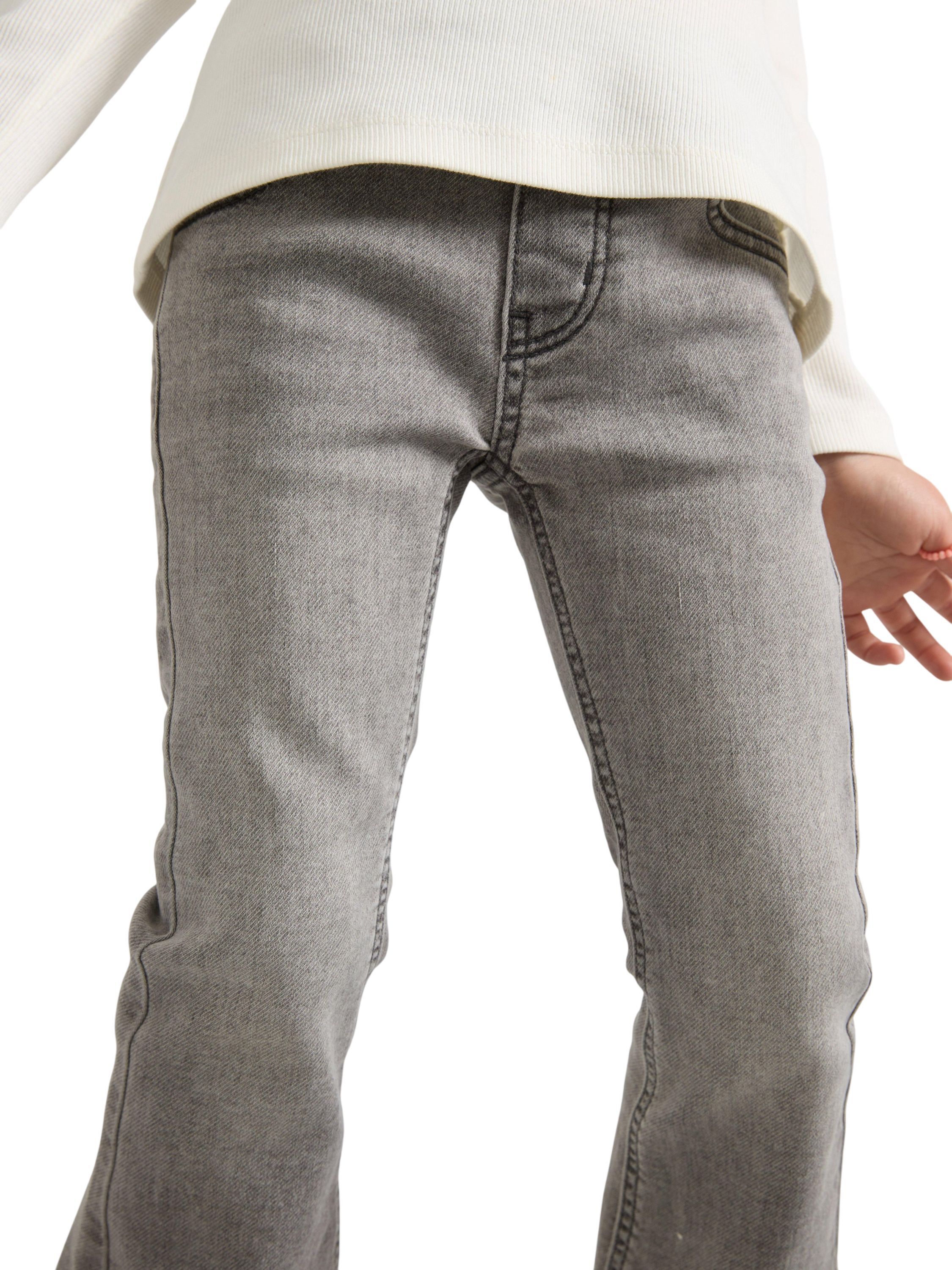 Pull-on-jeans i stretchig bomullstr