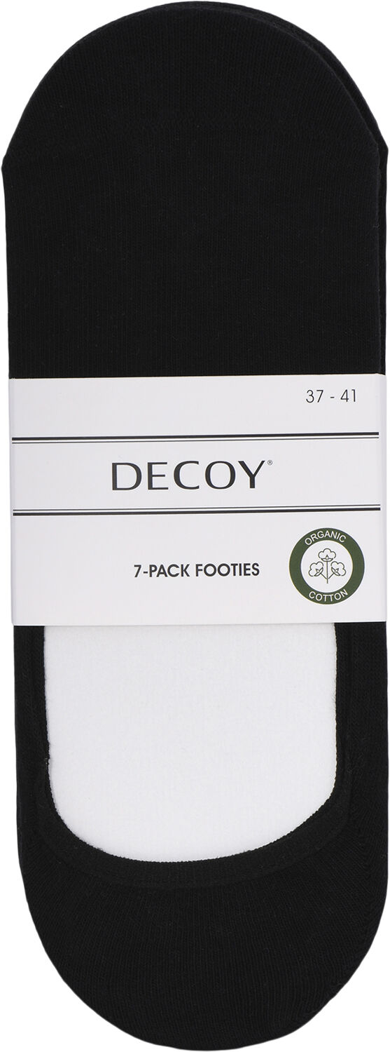 DECOY footies org. cotton 7-pk