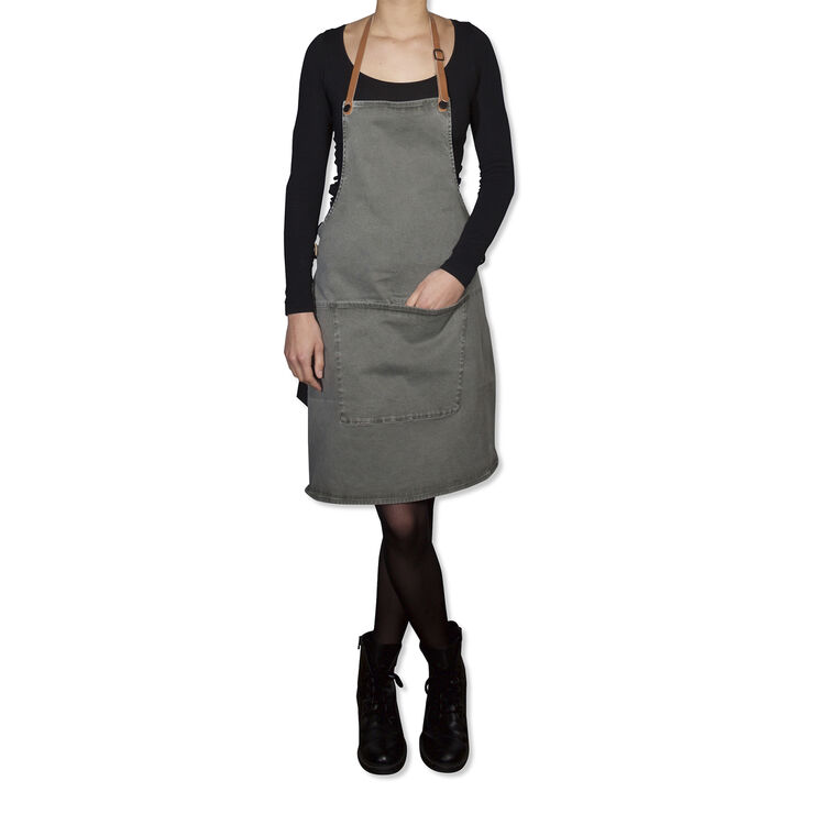 Forklæde BBQ Style Apron Grey Green