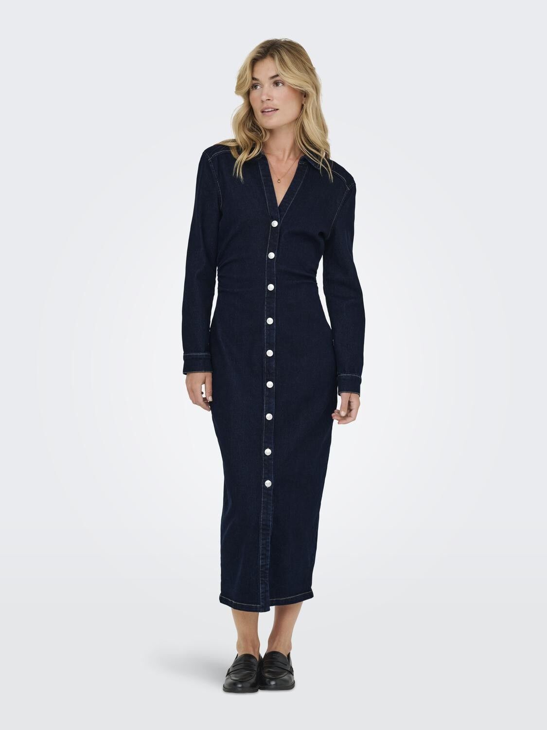 ONLCAITLIN LS DNM DRESS BJ