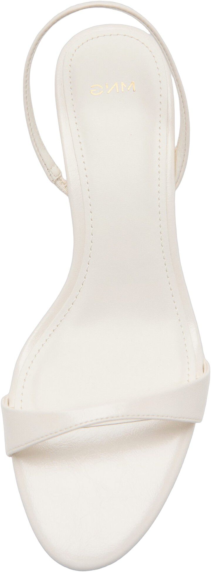 Kitten-heel sandals with strap