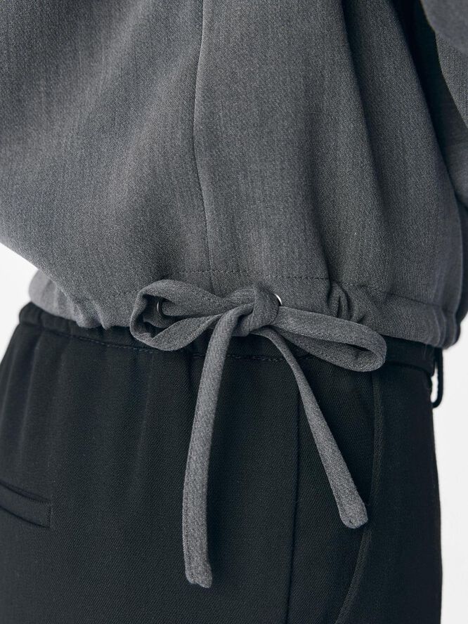 OBJECT - OBJSIGRID RE LO BOMBER NOOS - 23047087 - Medium Grey Melange OBJECT - OBJSIGRID RE LO BOMBER NOOS - 23047087 - Medium Grey Melange