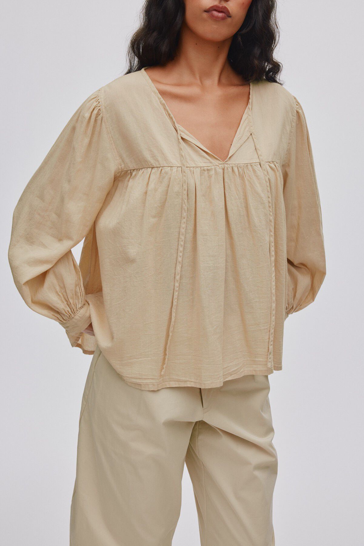 Cotton full sleeve blouse - Eike