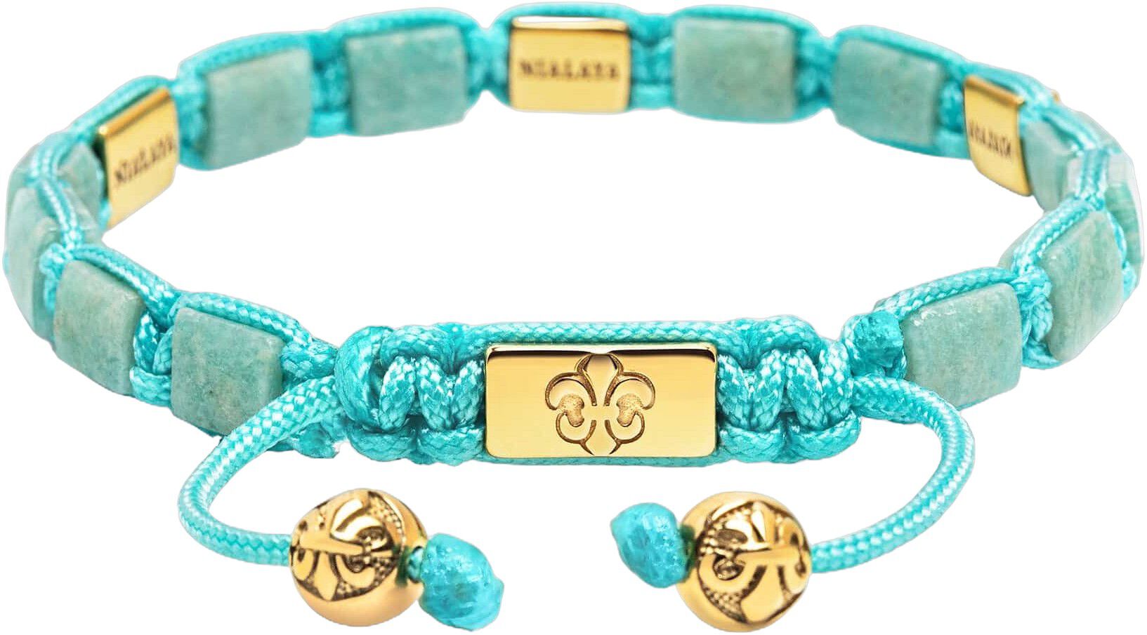 Mini Amazonite Dorje Flatbead Bracelet