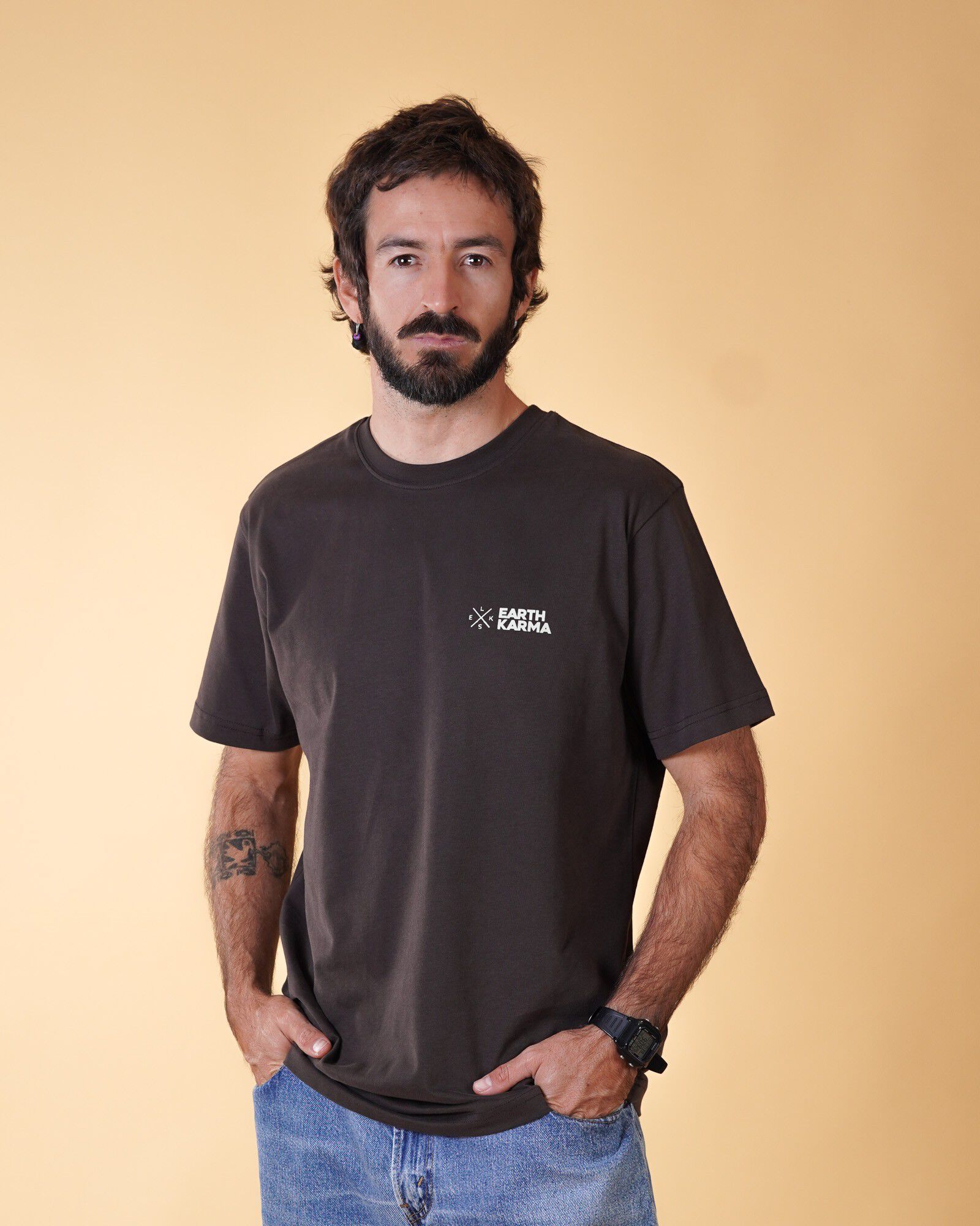 EARTH KARMA BRUSHED T-SHIRT