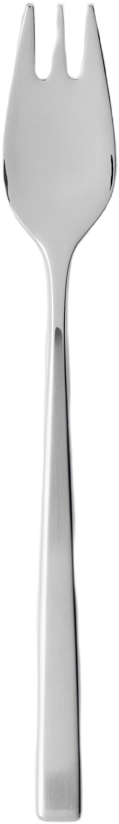 Dessertgaffel Fuga 17,5 cm Matt/Blankt st&aring;l