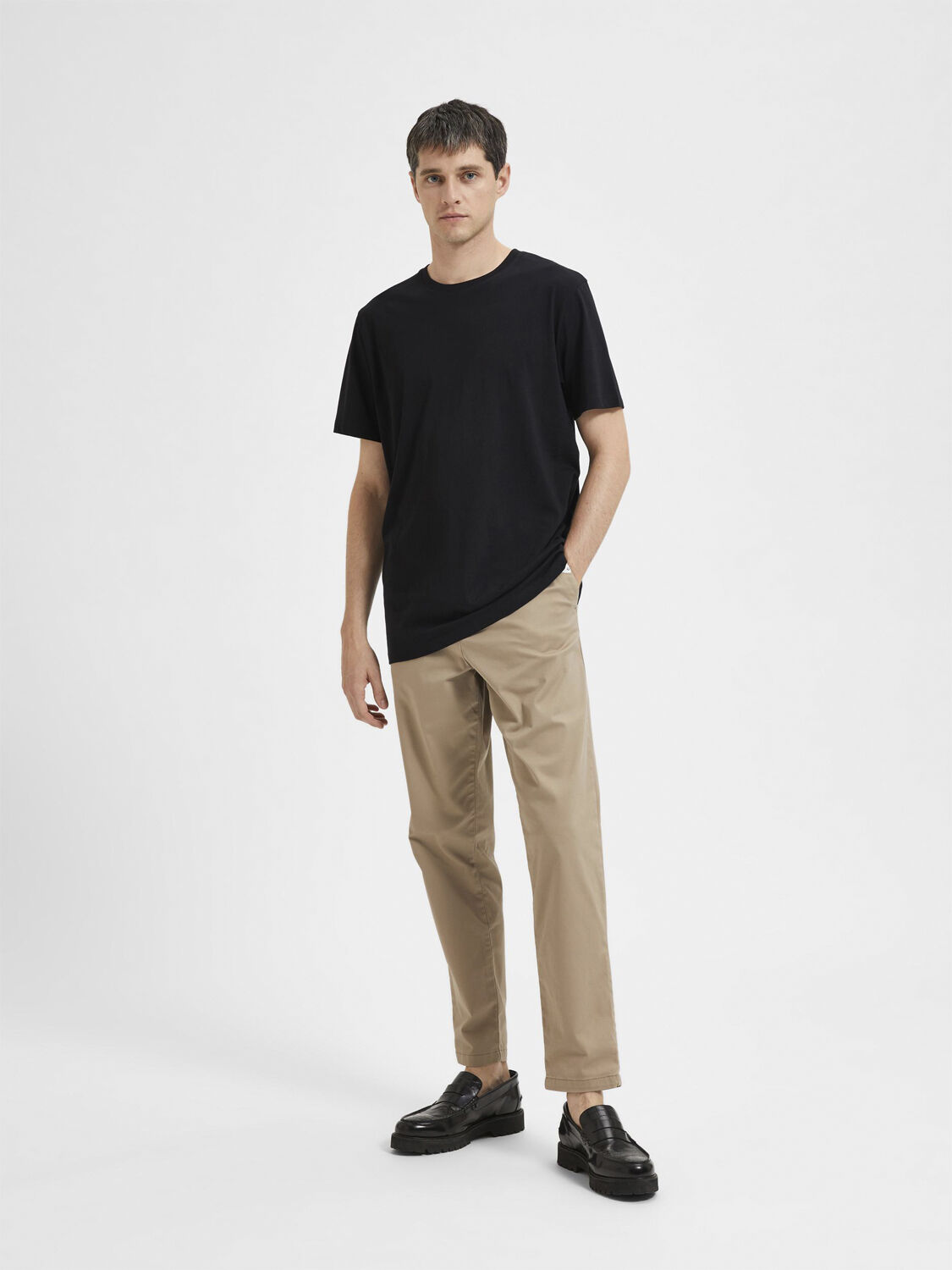 Slhaspen Ss O-Neck Tee Noos