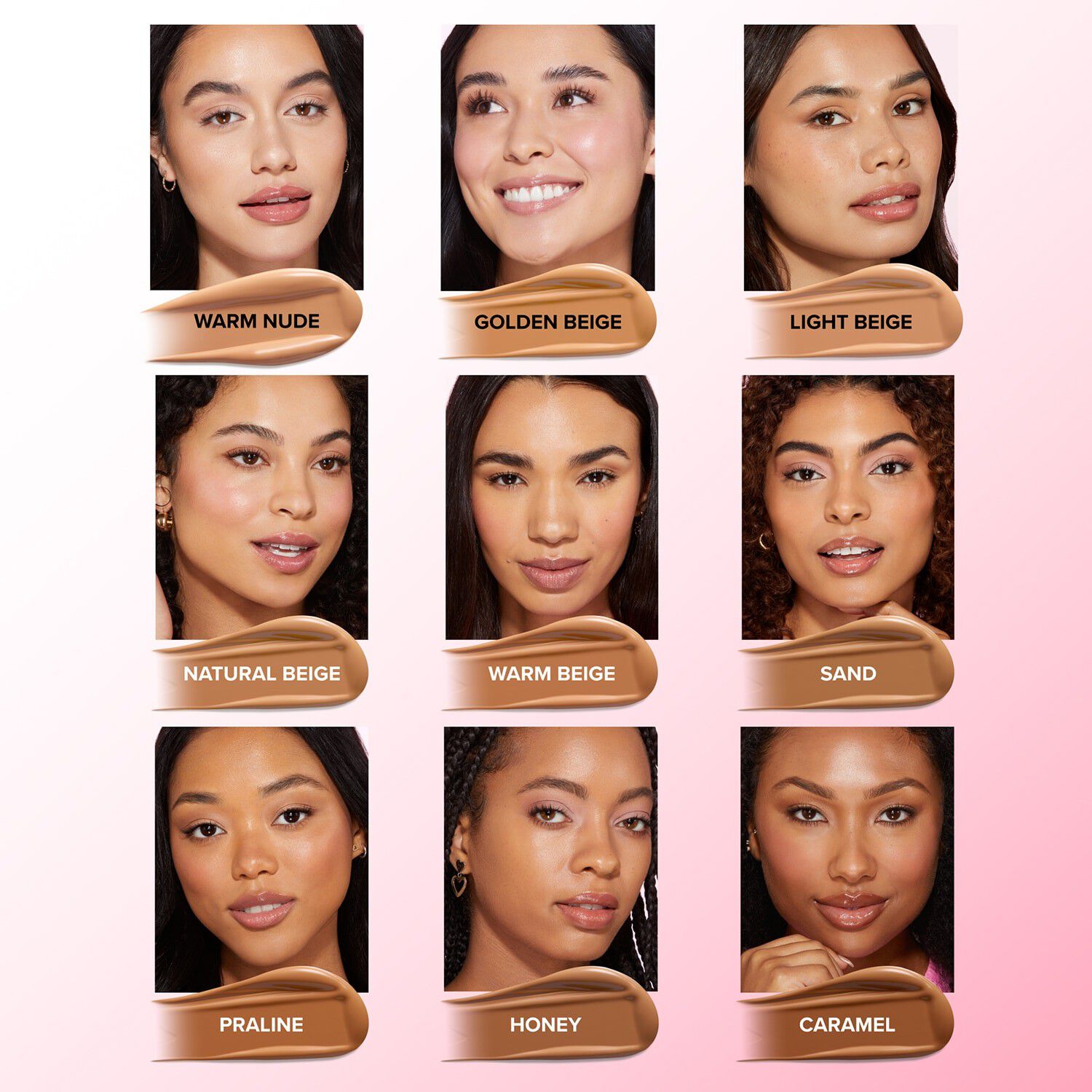 Born This Way Natural Finish Foundation medelh&ouml;g till h&ouml;g t&auml;ckning