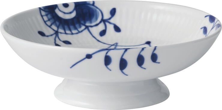 Blue Mega skål på fot 6 cm / Ø 17 cm