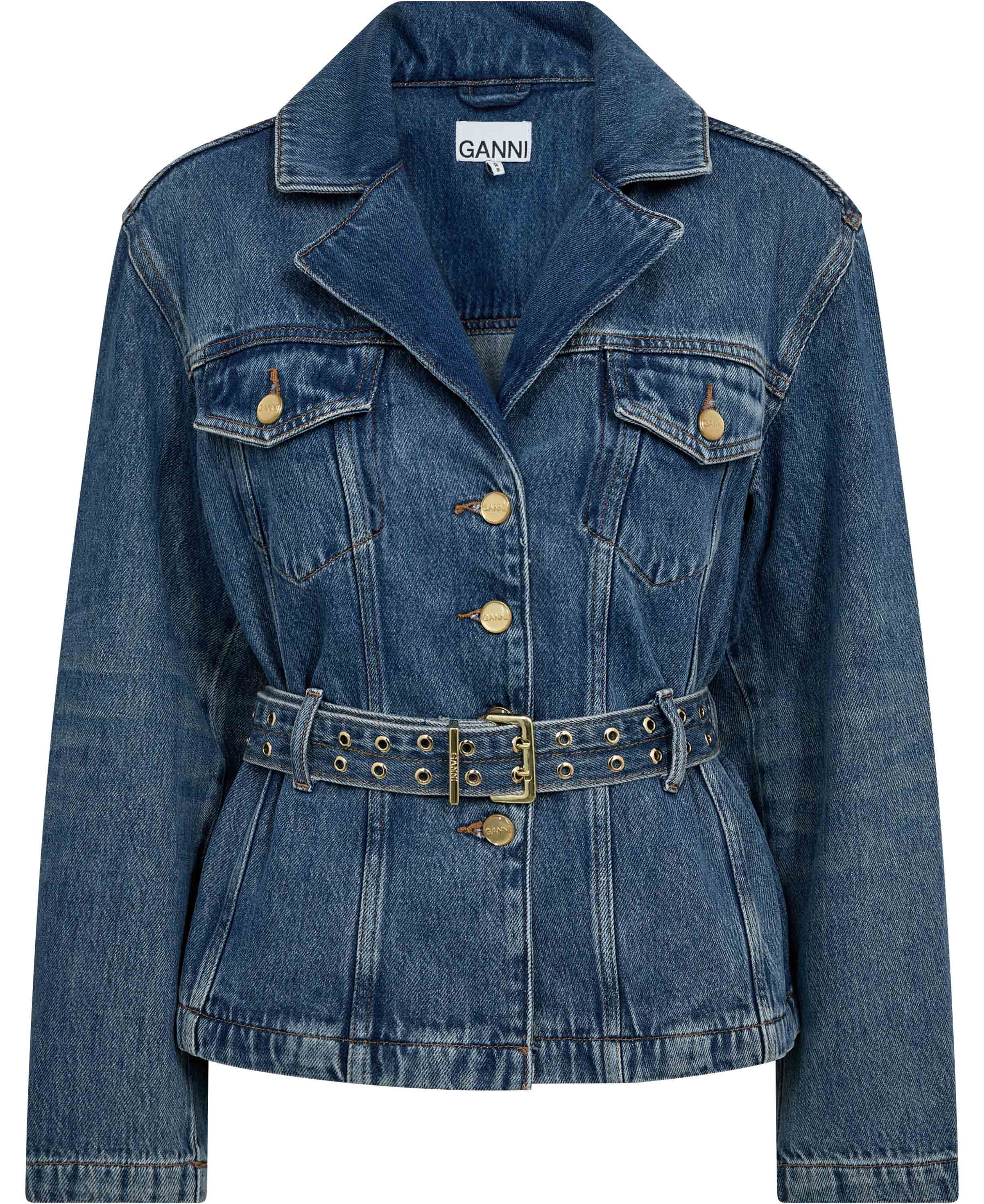 Soft Rigid Denim Short Jacket