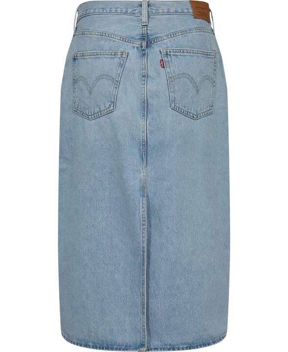 HR BACK SLIT SKIRT RIVETING CL