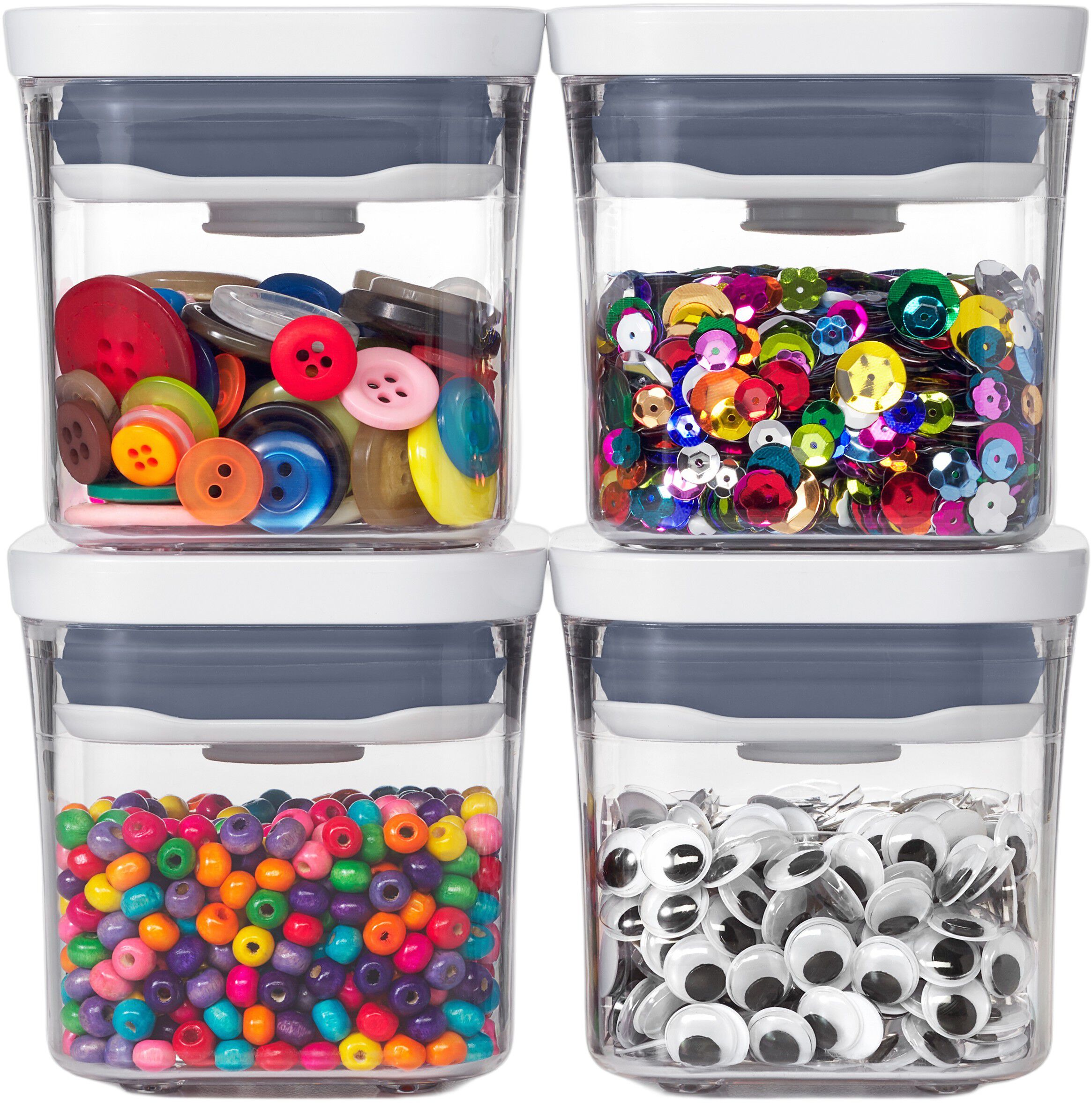 4 stk. Mini POP Container s&aelig;t