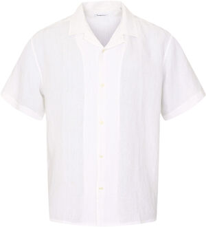 Box fit short sleeved linen shirt GOTS/Vegan