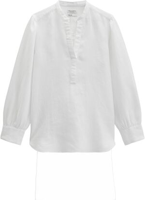 Blouse, a-shape, pleat detail at ce