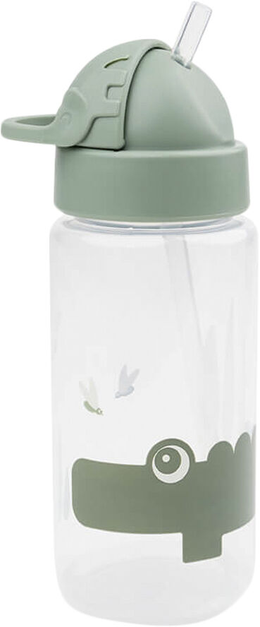 Drikkedunk m/ sugerør Croco Grøn