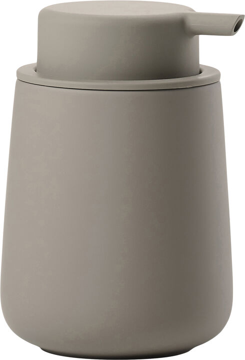 Tvålpump Nova One 0,25 liter 8 x 11,5 cm Taupe Stengods/soft