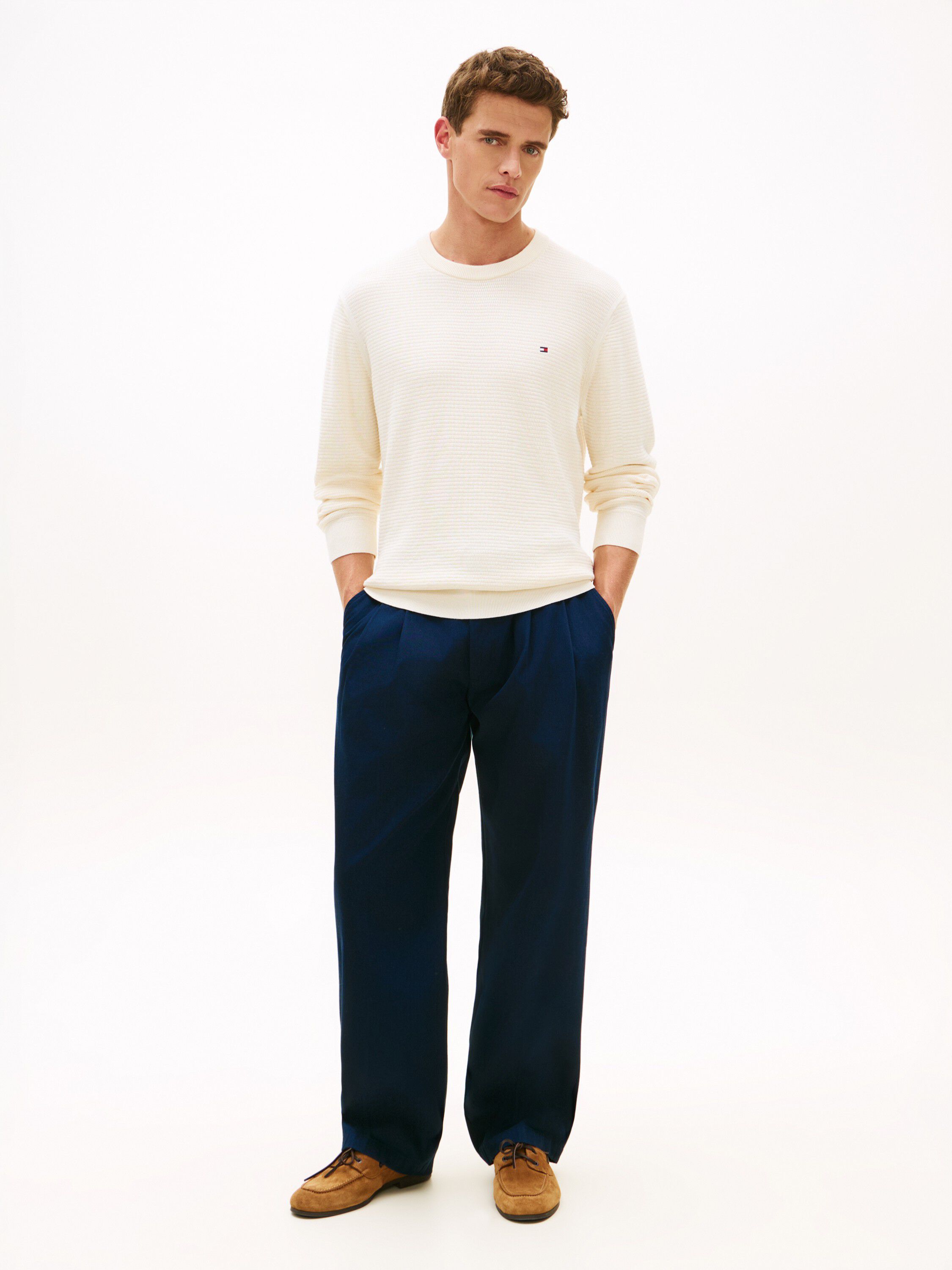 SEASONAL STRUCTURE CREW NECK