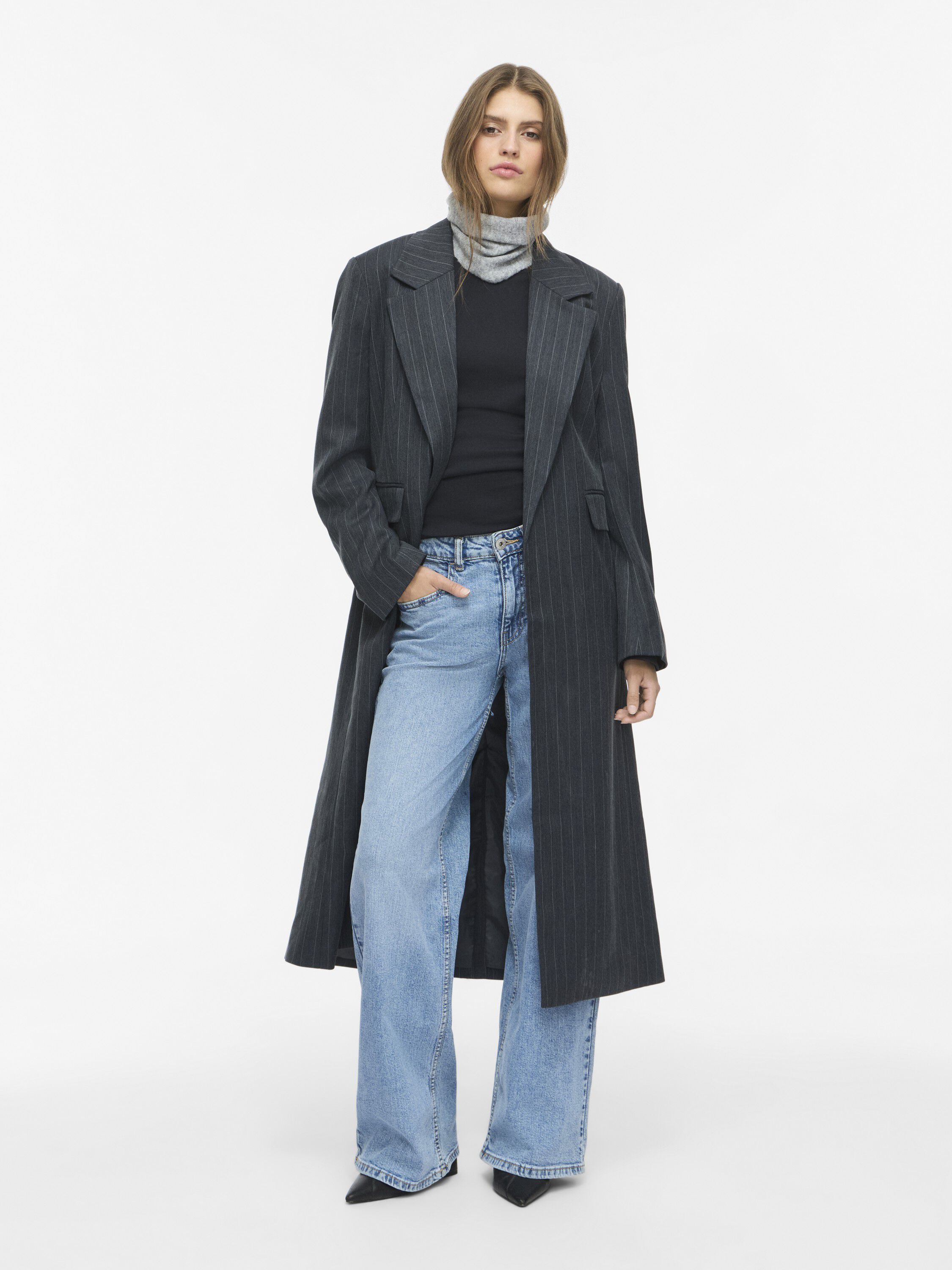 Nmcelia L/S Long Oversize Blazer Tnt/20