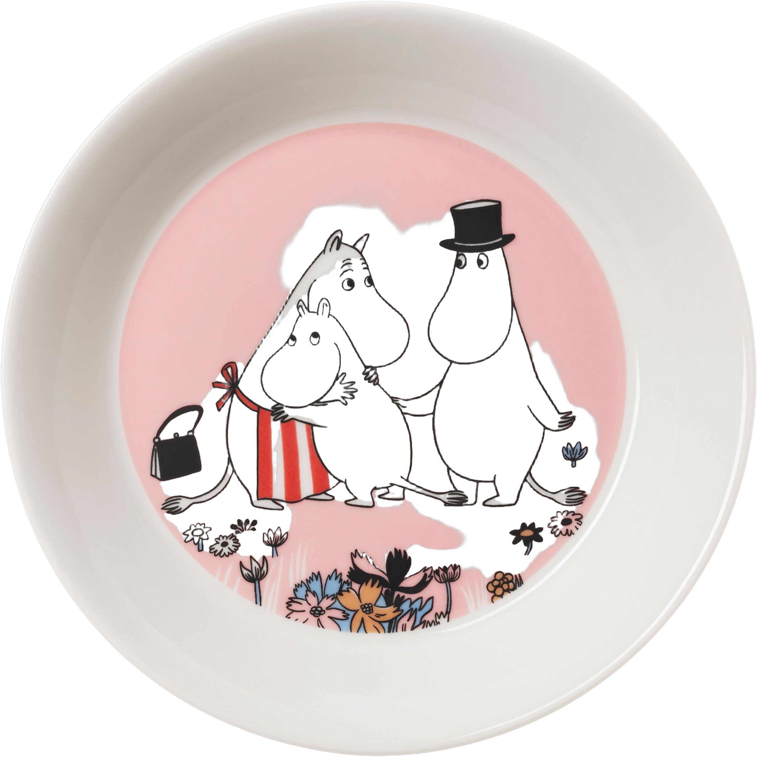 Moomin saucer 15cm Family time