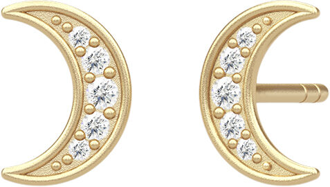 Moon Balance Earring - Gold
