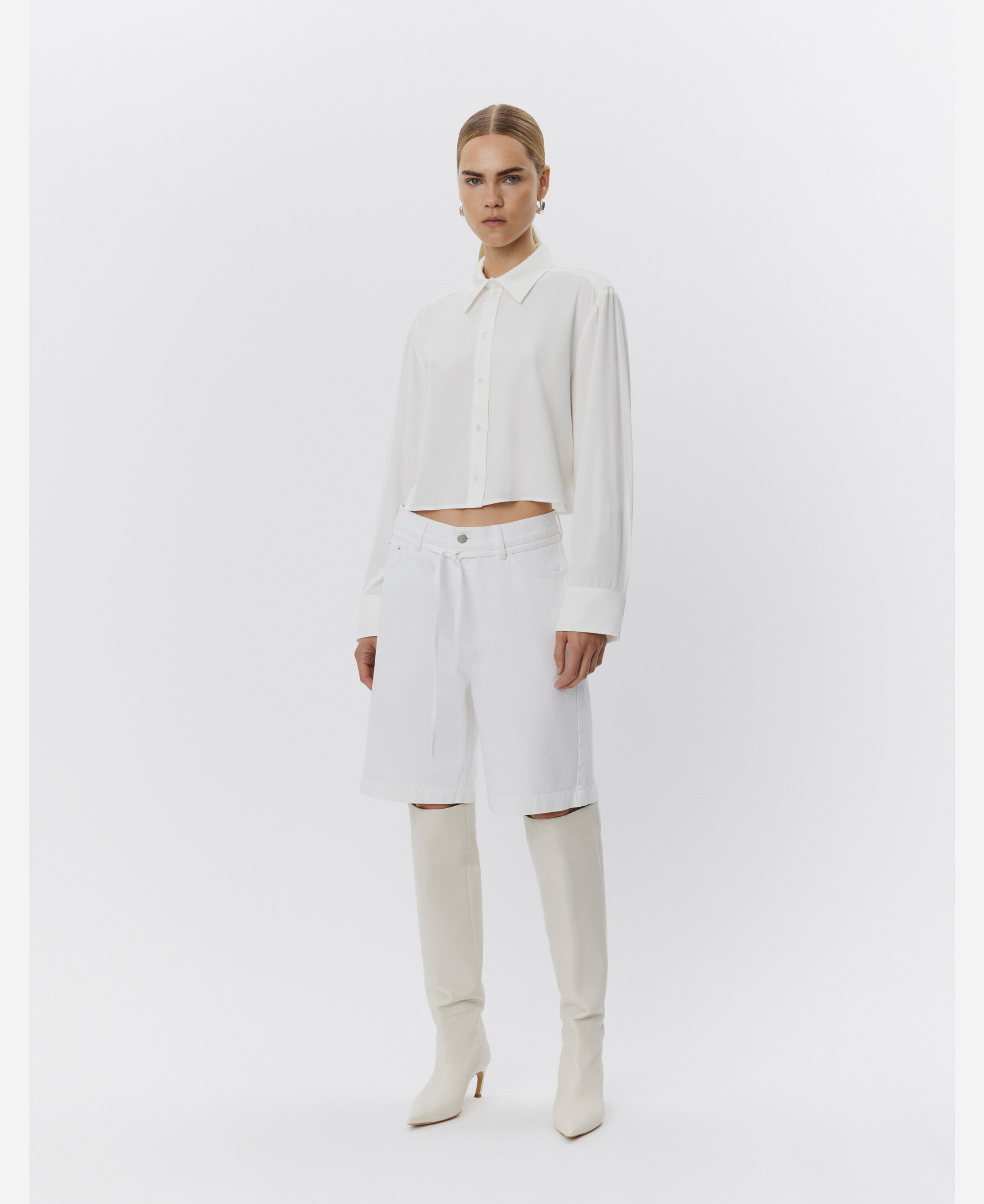 Elijah Shorts  Winter White Denim