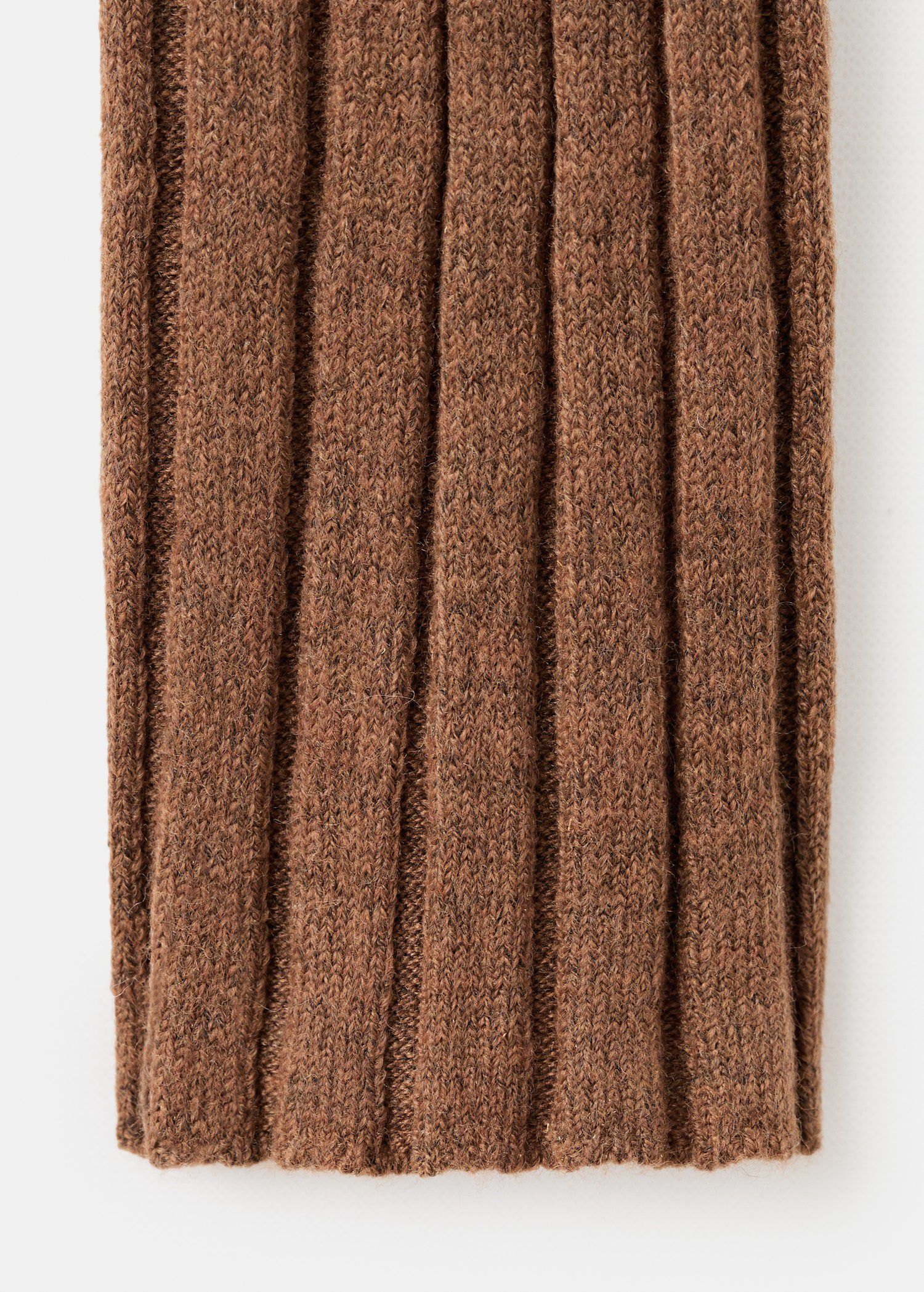 Boat neck ribbed sweater