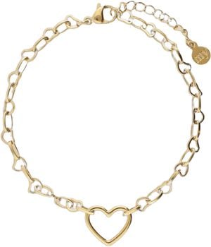 Bracelet heart chain