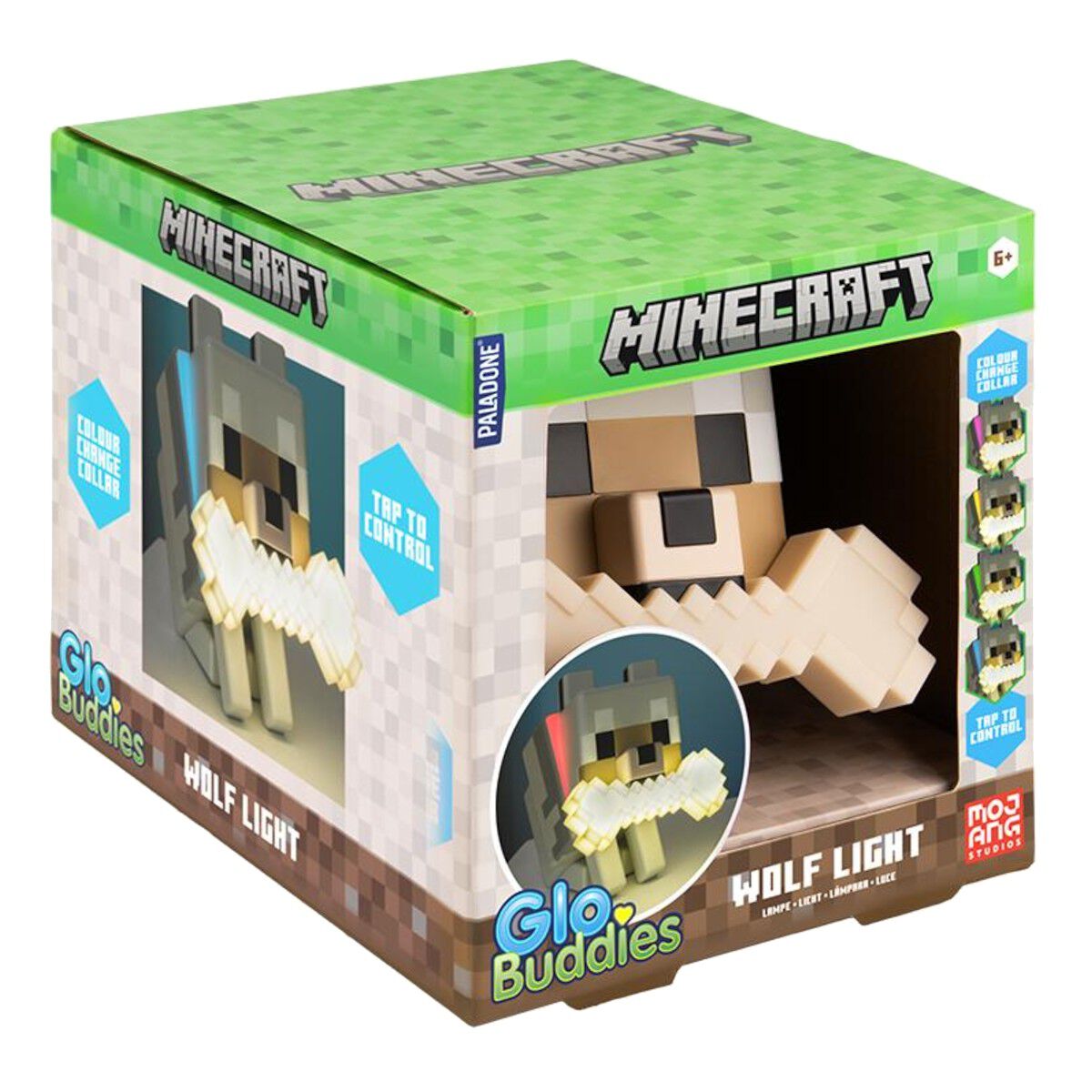Minecraft Wolf Globuddies Lampe