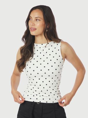 Ditty Jersey Dot Top
