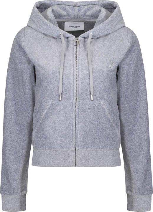 Robertson Classic Velour Zip Trough Hoodie