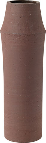 Clay vase H 32 cm terracotta