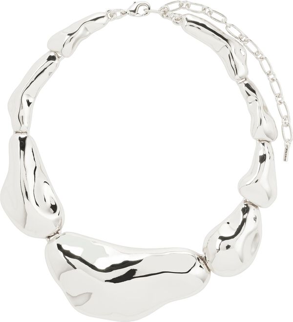 FREE statement necklace silver-plated