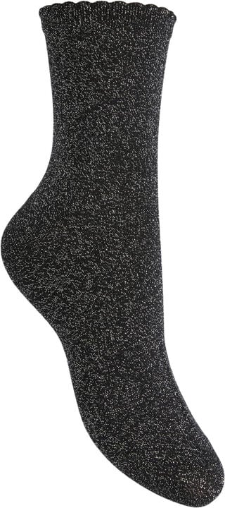 PCSEBBY GLITTER LONG 1 PACK SOCKS N