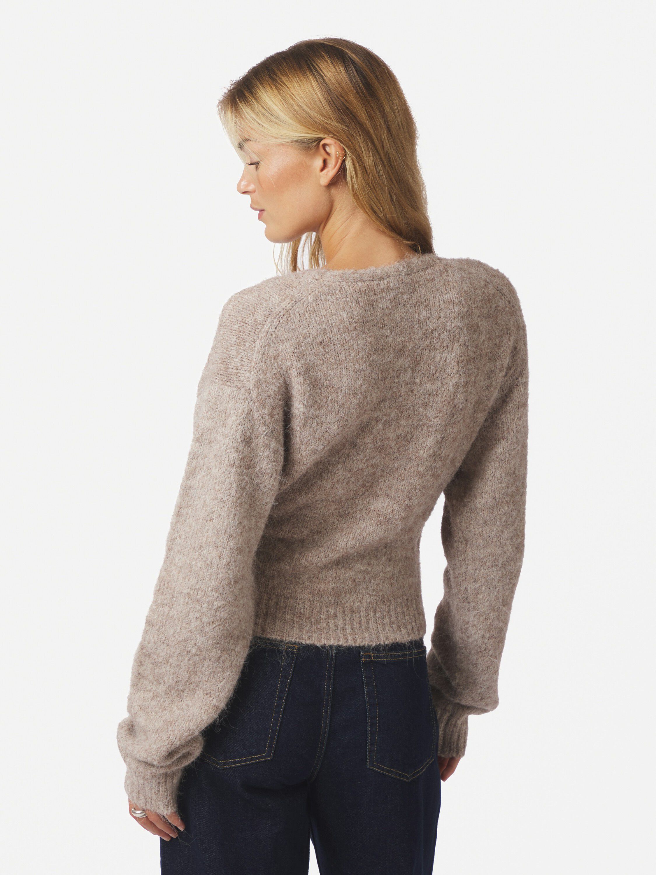 Ronia Fluffy Wrap Knit Cardigan