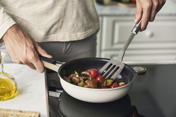 Stekpanna, 28 cm, 18/10 Rostfritt stål, Keramisk beläggning