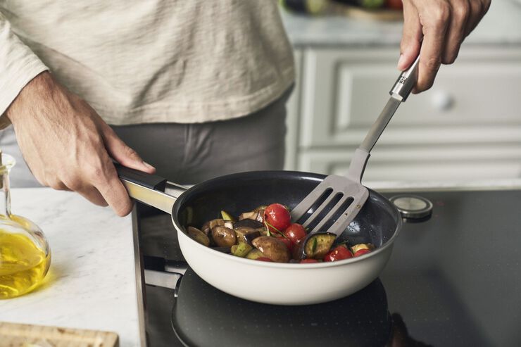 Stekpanna, 28 cm, 18/10 Rostfritt stål, Keramisk beläggning