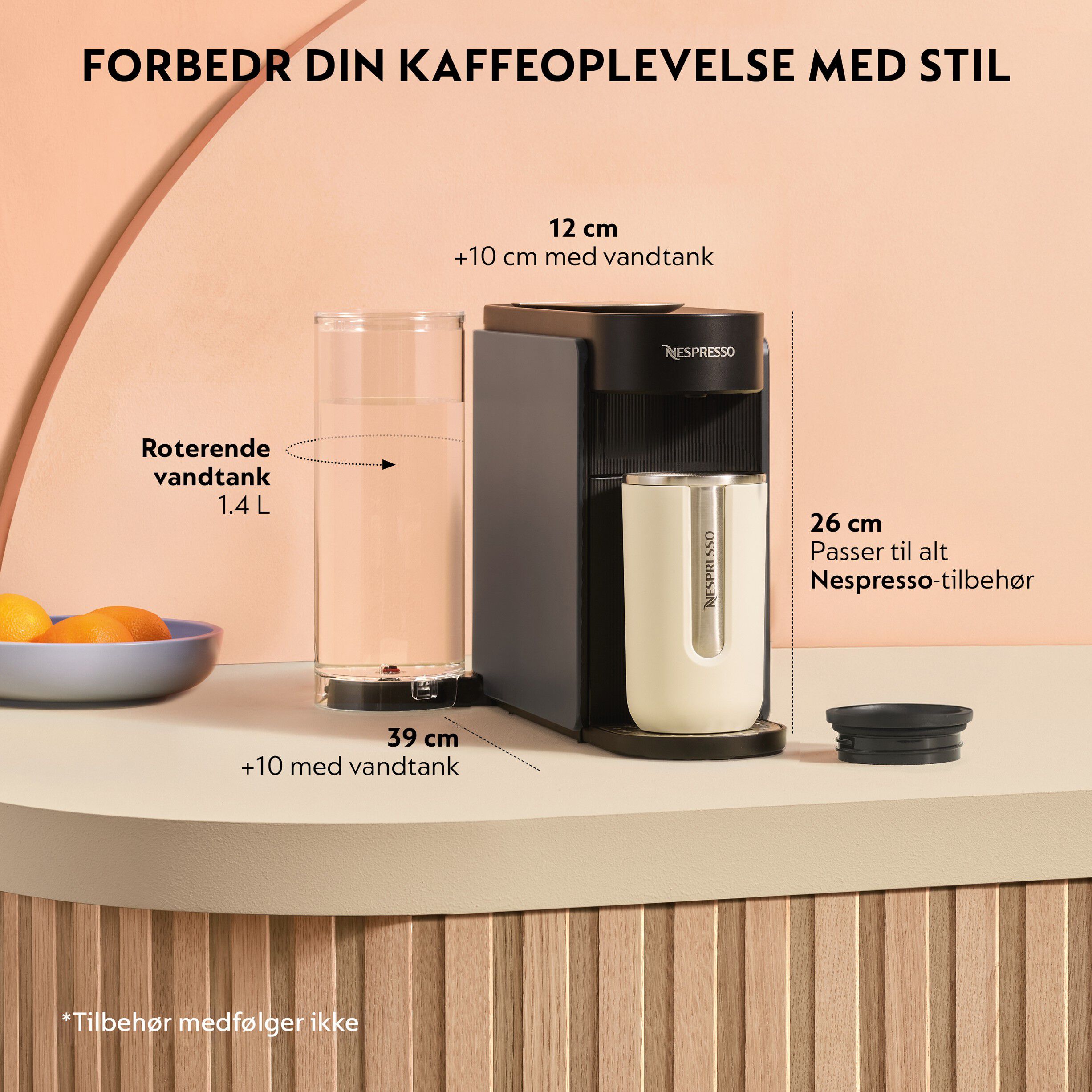 Nespresso Vertuo UP bundle (Gr&aring;)