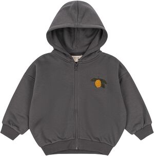 LOU SWEAT ZIP HOOD GOTS
