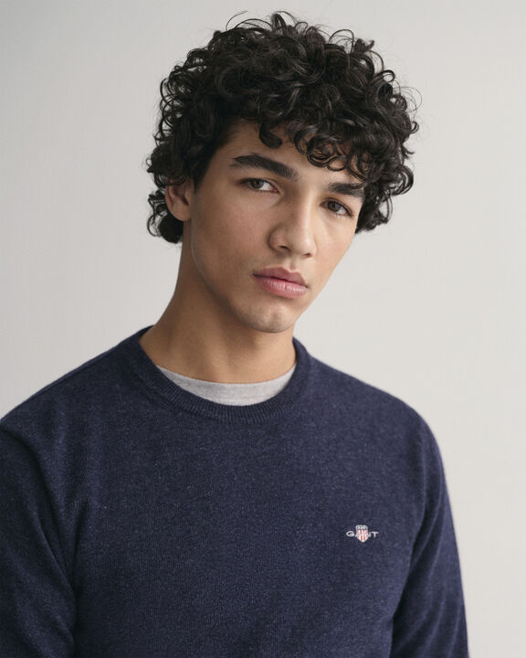 SUPERFINE LAMBSWOOL C-NECK