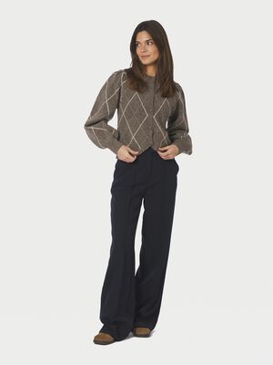 Koteas Check Knit Cardigan