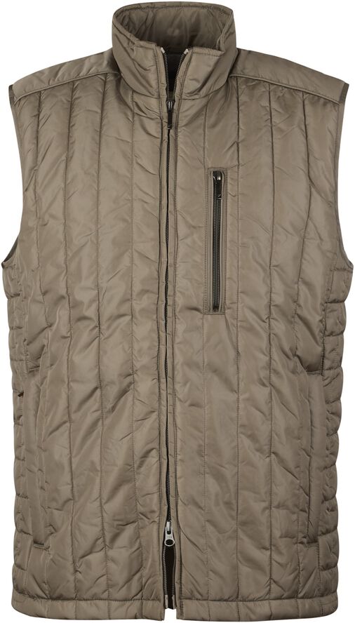Vest Quilted Zip Nylon