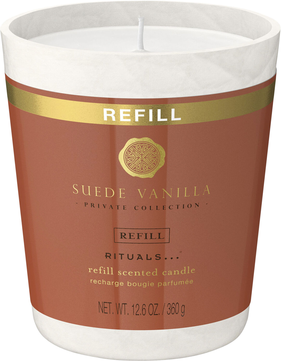 Suede Vanilla Refill Scented Candle 360g