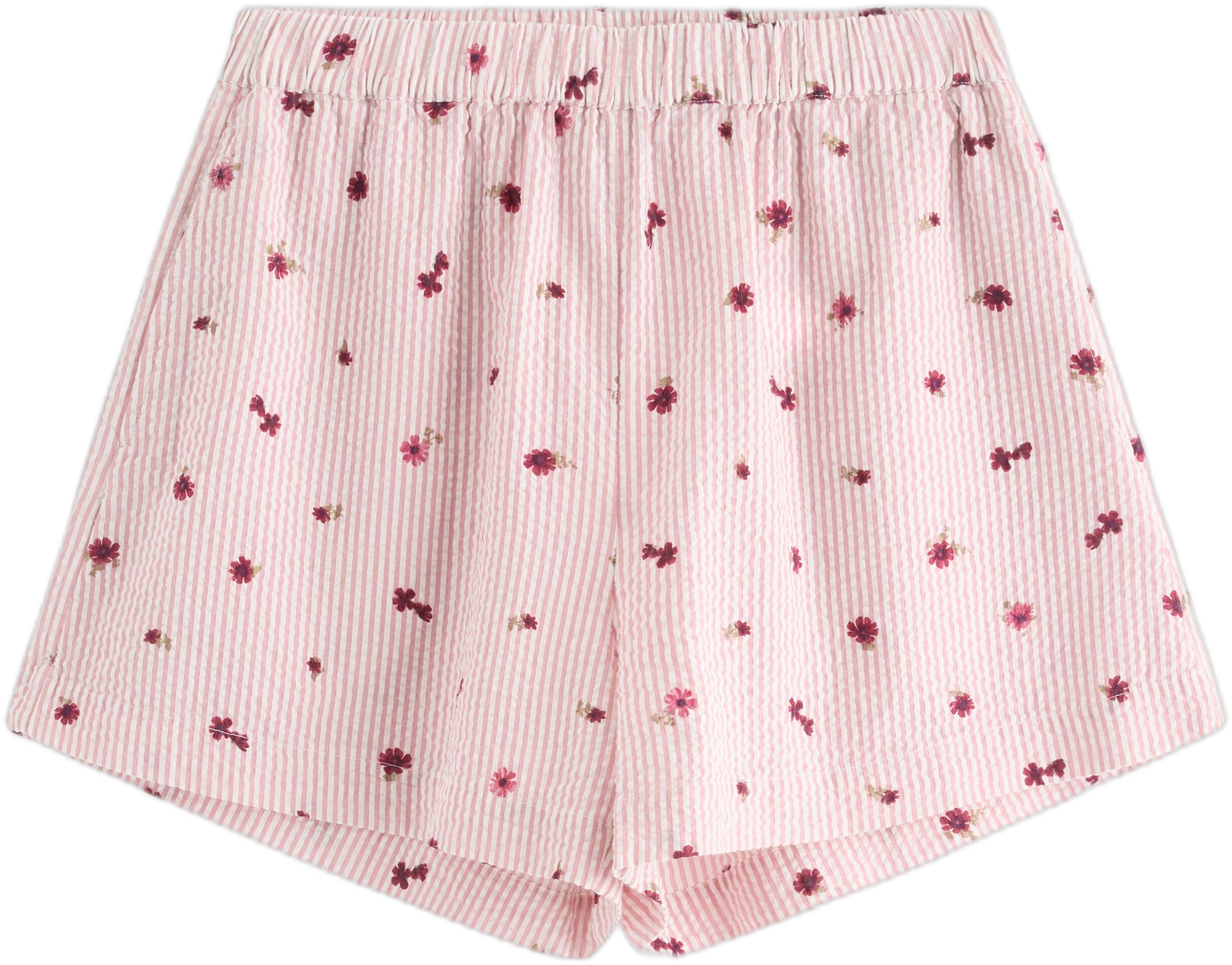 Soft pyjama shorts in seersucker wi