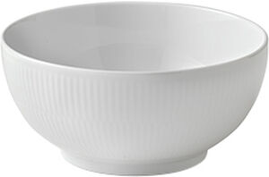 White Fluted skål 1,1 L / 18 cm