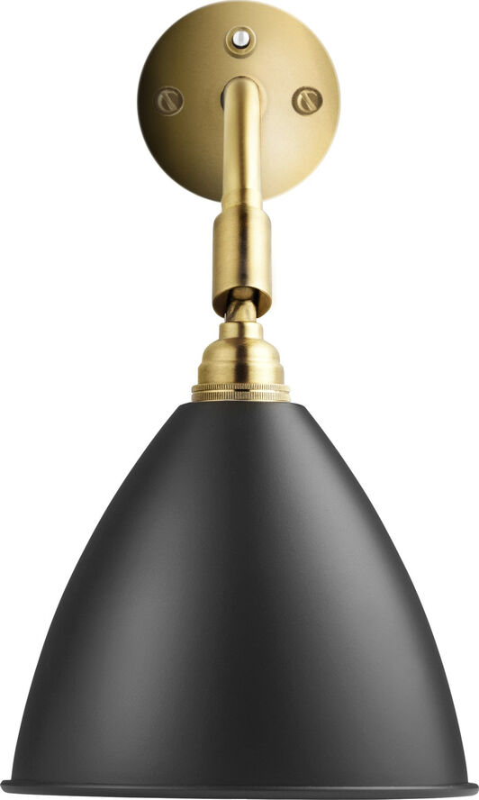 BL7 Wall Lamp - ¯16 (Base: Brass, Shade: Soft Black Semi Matt)