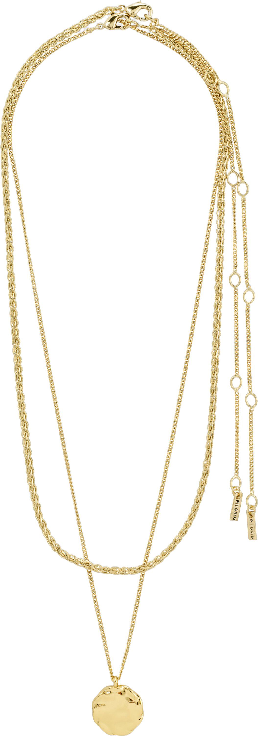 DECLAN necklace 2-in-1 set, gold-plated
