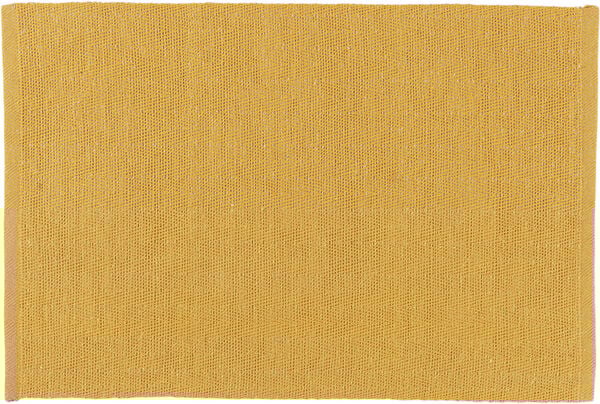 Herringbone Dækkeserviet 43x30 cm gul 82% bomuld recycled, 1